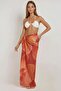 Patterned Maxi Pareo - 2