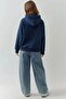 Oversize Printed Hooded Sweatshirt - 3