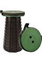 Portable Telescopic folding Camping Stool. Adjustable Height Lightweight