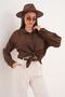 Women's Single Pocket Detailed Oversize Shirt 260192 - 265098 - 2