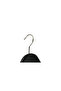Wooden M023B Barli 40cm Women's Suit, Jacket, Coat Hanger Black Color 14 Pieces - 5