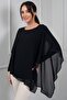 Women's Stone Detailed Chiffon Lycra Long Sleeve Blouse - 3