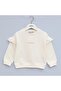 Girl's Long Sleeve Slim T-Shirt - 32881 - Vanilla