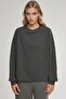Oversize Crew Neck Basic Sweatshirt - 5