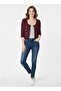 Gold Button Detailed Short Fabric Jacket & Cardigan