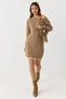My Fashion Asymmetrical Neckline Ribbed Knit Dress - 4