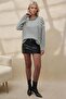 Striped Relaxed Fit Soft Thick Knitwear Sweater - 5