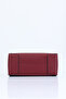 Women's Burgundy Hard Tote Hand and Shoulder Bag - 5
