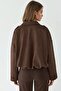 Soft Textured Suede Bomber Jacket - 6