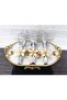 Silver Serving Tongs Set of 3 Gold Daisy White Pasta/Cake/Dinner/Presentation Tongs - 5