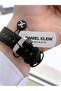 Leather Cord Calendar Dial 2 Year Warranty 3 Atm Resistant Men Wristwatch Es14272-6 - 4
