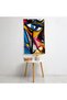 Popart Style Geometric Abstract Wall Covering |   Vibrant Colors |   Bedroom, Living Room, and Dormitory - 4