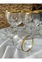 Kısa Gold 6-Piece Coffee Water Glass Set - 3