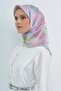 Silk Scarf 2026 Summer - 9505-82 Soft Blue Twill - 2