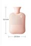 Hot Water Bag with Soft Plush Cover, 2L Capacity, Washable Cover, Mint Green - 4