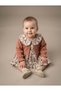 Baby Girl Rose Jacquard Linen Dress - 2