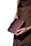 Dallas Brown Satin Women's Evening Dress Bag