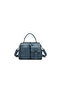 Washable Leather Cover Detailed Multi-Compartment Stylish Backpack Shoulder Crossbody Bag - 2