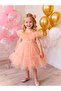 Puffy Dress with Tulle Front