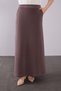 Coffee-Colored Side Tie Detailed Skirt Set - 5