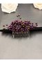 Bridal Hair Comb with Dense Pearls and Crystal Stones – Handmade Hair Accessory – Wedding & Engagement - 3