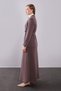 Coffee-Colored Side Tie Detailed Skirt Set - 4