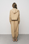 Women's Comfort Hooded Zippered Crop Jacket with Elastic Waist - 5