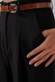 High Waist Palazzo Trousers 30052 - Black - 3