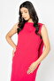 Dress with a connected robe cut - 4