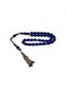 Special Tasseled Navy Blue Fire Amber Prayer Beads - 2