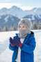 Plush Children's Cute Teddy Bear Snow Mask Super Hero 3-9 Years Old Children's Beanie Gray
