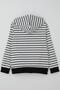 Boy's Cardigan with Arma Detail and Zipper Hood, Ages 4-8, White - 2