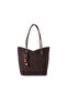 Flora Charmlı Makeup Bag Pack Women Shoulder Bag Brown - 3