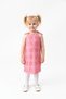 Summer Girls' Printed Dress with Straps and Laces - 3