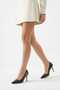 Lyra Brown Patent Leather Heels with Gold Buckle Stiletto 9 cm - 4