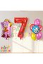 Sonic and Amy Themed 7Th Birthday Balloon Set 8 Pieces