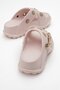 Women's Cross-Accessory Slippers Pudra - 4