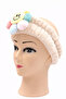 Smiling Face Flower Detailed Plush Hair Band - 2