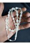 White Color Powder Amber Cliteli and Stylish 33-Piece Prayer Beads - 2