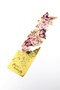 Pink Flowers and Butterflies Gold Color Metal Bookmark Book Mark Ay104 - 3