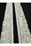 Off-White Curtain Edge Carpet Mat Edge Tassel Strip 1 Meter - 4