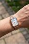 Rose Gold Women's Wristwatch |   20mm Rose Color Steel Case, Mesh Strap - 2