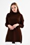 Women's Half Fisherman Soft Textured Knitwear Tunic - 6
