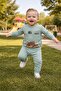 Boy's Tracksuit Set Sweatshirt Bottoms Cotton Two-Thread Casual Combination 1-2-3-4 Years Old