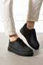 Lynor Men's Black Lace-Up Flat Sole Sneaker Shoes - 3