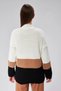 Women's Thessaloniki Knitted Soft Textured Three-Color Knitwear Tunic - 6
