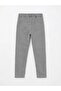 Gray Elastic Waist Slim Fit Boy's Jean Trousers (S6) - 2