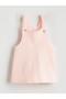 Peter Pan Collar Floral Girls' Baby Overalls Dress (S6) - 5