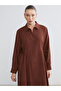 Rmz Gi̇yi̇m Farkiyla Drawstring Modal Blend Shirt Dress - 3