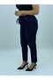 Plus Size Denim Jogger High Waist Women's Pants - 5